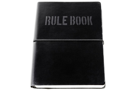 Black leather rule book